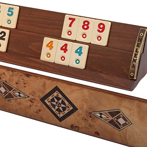 Helena Wood Art, Handgemachtes Rummy Set aus Holz inklusive Tasche, 100% Holz, Deluxe Edition, Rummy, Okey Takimi, Melaminsteine Helena Wood Art, Handgemachtes Rummy Set aus Holz inklusive Tasche, 100% Holz, Deluxe Edition, Rummy, Okey Takimi, Melaminsteine von Helena Wood Art