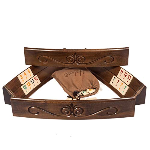 Helena wood art Elliptic Rummy - Oval Holz Rummikub Spiel Set von Helena Wood Art