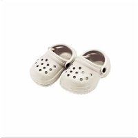 Puppen-Clogs, beige groß, Gr. 38-45 cm von Heless GmbH
