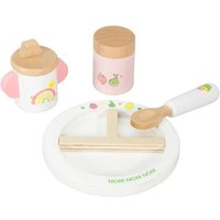 Puppen-Fütterset Holz, 4-tlg Puppen-Fütterset Holz, 4-tlg von Heless GmbH