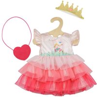 Puppenkleid ''Prinzessin Emily'' mit Herztasche und Krone, Gr. 35-45 cm von Heless GmbH
