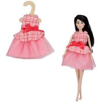 Time2Shine Bouclé Minikleid ''Gala'' mit Tüllrock für Modepuppen der Größe 29 von Heless GmbH