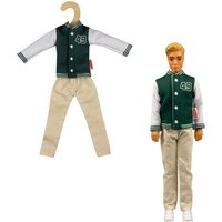 Time2Shine Collegejacke mit Stoffhose für Modepuppen der Größe 29 cm Time2Shine Collegejacke mit Stoffhose für Modepuppen der Größe 29 cm von Heless GmbH