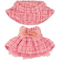 Bouclé Kleid mit Fischerhut Monster Styles pink 15cm Bouclé Kleid mit Fischerhut Monster Styles pink 15cm von Heless