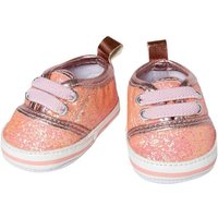 Puppen-Glitzer-Sneakers, rosa, Gr. 30-34 cm von Heless