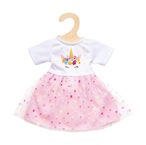 Heless 1060 - Kleid für Puppen im Einhorn Hannah Design, Größe 28 - 35 cm von Heless