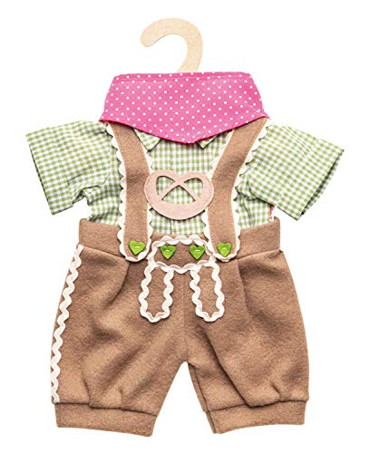 Heless 1114 - Bekleidungs-Set für Puppen, 3 teilig mit Trachtenhose, Hemd und Halstuch, Größe 28 - 35 cm Heless 1114 - Bekleidungs-Set für Puppen, 3 teilig mit Trachtenhose, Hemd und Halstuch, Größe 28 - 35 cm von Heless