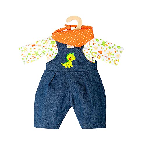 Heless 1115 - Bekleidungs-Set für Puppen im Dino-Design, 3 teilig mit Latzhose, T-Shirt und Halstuch, Größe 28 - 35 cm Heless 1115 - Bekleidungs-Set für Puppen im Dino-Design, 3 teilig mit Latzhose, T-Shirt und Halstuch, Größe 28 - 35 cm von Heless