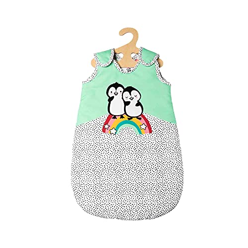 Heless 1194 - Schlafsack für Puppen im Pinguin Pünktchen Design, mit Pinguin-Aufdruck und Klettverschluss, kuschelweich, Größe 28 - 35 cm Heless 1194 - Schlafsack für Puppen im Pinguin Pünktchen Design, mit Pinguin-Aufdruck und Klettverschluss, kuschelweich, Größe 28 - 35 cm von Heless