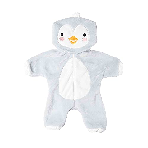 Heless 1198 - Overall für Puppen im Pinguin-Design, kuschelweicher Einteiler mit Kapuze und Reißverschluss, Größe 28 - 35 cm Heless 1198 - Overall für Puppen im Pinguin-Design, kuschelweicher Einteiler mit Kapuze und Reißverschluss, Größe 28 - 35 cm von Heless