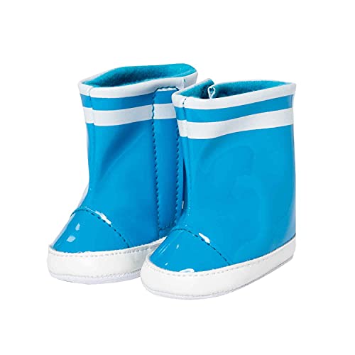 Heless 144 - Gummistiefel für Puppen, in Hellblau, Größe 38 - 45 cm, für trockene Puppenfüße bei Regenwetter und Trendsetter in der Puppenmodewelt von Heless