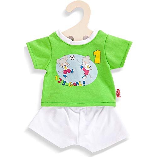 Heless 1660 - Bekleidungs-Set für Puppen im Fußball-Design, 2 teilig mit Sporthose und Trikot, Größe 28 - 35 cm Heless 1660 - Bekleidungs-Set für Puppen im Fußball-Design, 2 teilig mit Sporthose und Trikot, Größe 28 - 35 cm von Heless