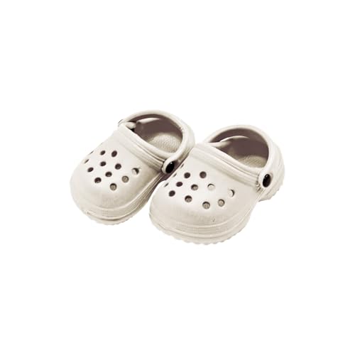 Heless 2012 - Puppen-Clogs in Beige, mit einem Fußriehmen, für Puppen und Kuscheltiere der Größe 38-45 cm von Heless