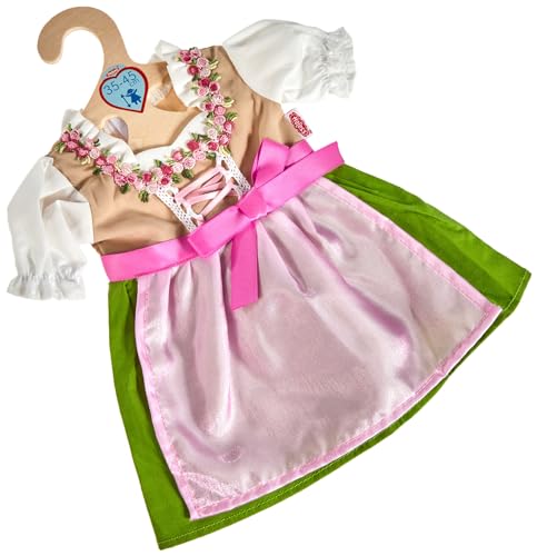 Heless 2113 - Kleid für Puppen, Dirndl Heidi, Größe 35 - 45 cm von Heless