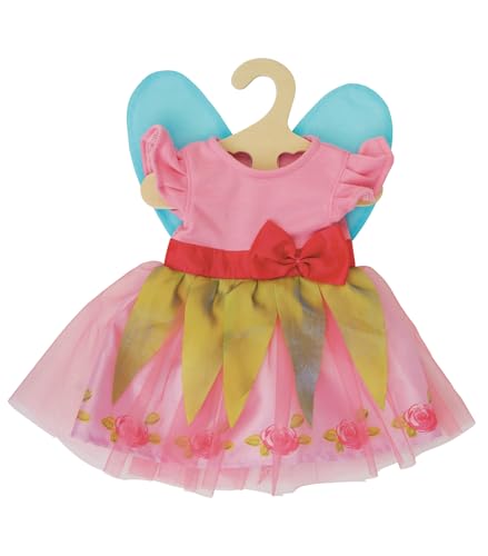 Heless 2430 - Puppenkleidung im Design Prinzessin Lillifee, Kleid mit Pinker Schleife für Puppen und Kuscheltiere der Größe 35-45 cm von Heless
