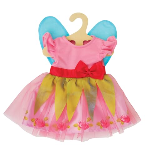 Heless 2430 - Puppenkleidung im Design Prinzessin Lillifee, Kleid mit Pinker Schleife für Puppen und Kuscheltiere der Größe 35-45 cm von Heless