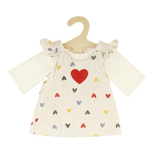 Heless 2530 - Puppenbekleidung ''Herz-Konfetti'', 2-teiliges Set mit Kordkleid und T-Shirt, für Puppen und Kuscheltiere der Größe 35-45 cm Heless 2530 - Puppenbekleidung ''Herz-Konfetti'', 2-teiliges Set mit Kordkleid und T-Shirt, für Puppen und Kuscheltiere der Größe 35-45 cm von Heless