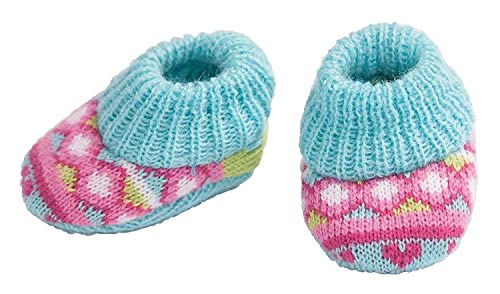 Heless 2647 - Strickschuhe für Puppen, Größe 38 - 45 cm von Heless