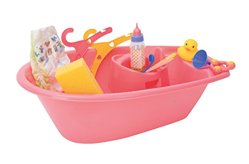 Heless 713 - Große Badewanne mit viel Zubehör, ca. 51 cm Heless 713 - Große Badewanne mit viel Zubehör, ca. 51 cm von Heless