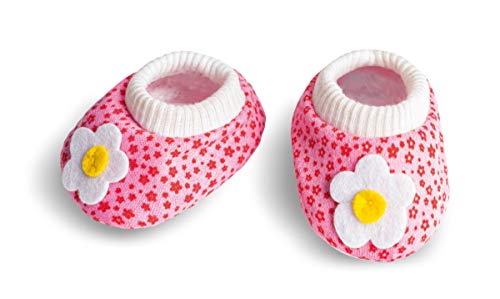 Heless 947 - Schuhe für Puppen, mit weiß-gelber Blumenapplikation, rosa, Größe 38 - 45 cm Heless 947 - Schuhe für Puppen, mit weiß-gelber Blumenapplikation, rosa, Größe 38 - 45 cm von Heless