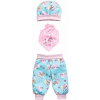 Heless - Puppen-Baby-Outfit Einhorn Emil Fee Emma, 3-teilig, Gr. 35-45 cm von Heless