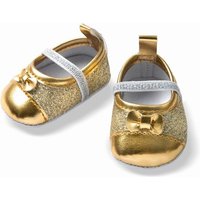 Heless - Puppen-Glitzerballerinas, gold, Gr. 38-45 cm von Heless
