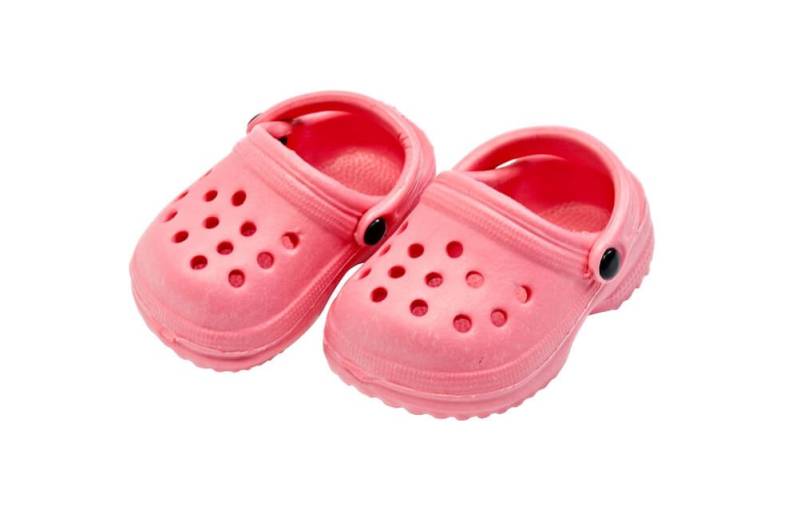 Puppen-Clogs, rosa, mittel, Gr. 32-38 cm von Heless