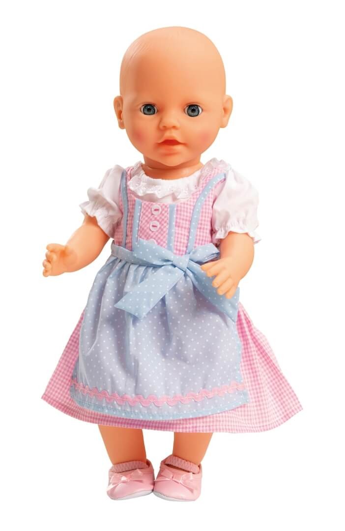 Puppen-Dirndl, 1 Kleid, sortierte Ware, Gr. 35-45 cm Puppen-Dirndl, 1 Kleid, sortierte Ware, Gr. 35-45 cm von Heless