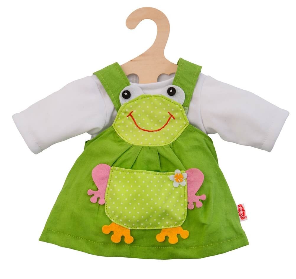 Puppen-Froschkleid, 2-teilig, klein, Gr. 28-35 cm Puppen-Froschkleid, 2-teilig, klein, Gr. 28-35 cm von Heless