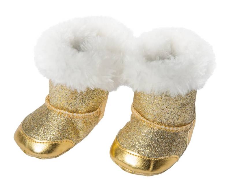 Puppen-Goldstiefel, Gr. 38-45 cm von Heless
