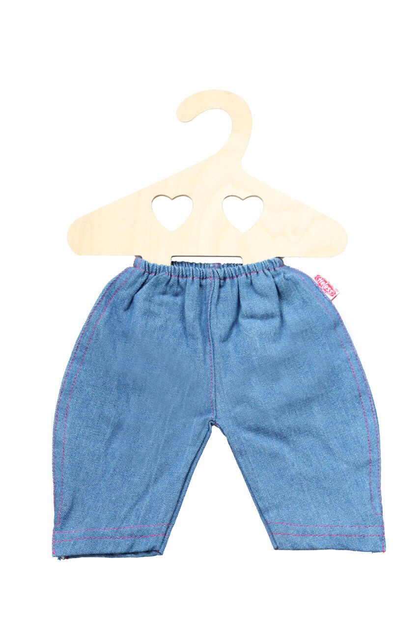 Puppen-Jeans mit Bügel, Gr. 35-45 cm Puppen-Jeans mit Bügel, Gr. 35-45 cm von Heless