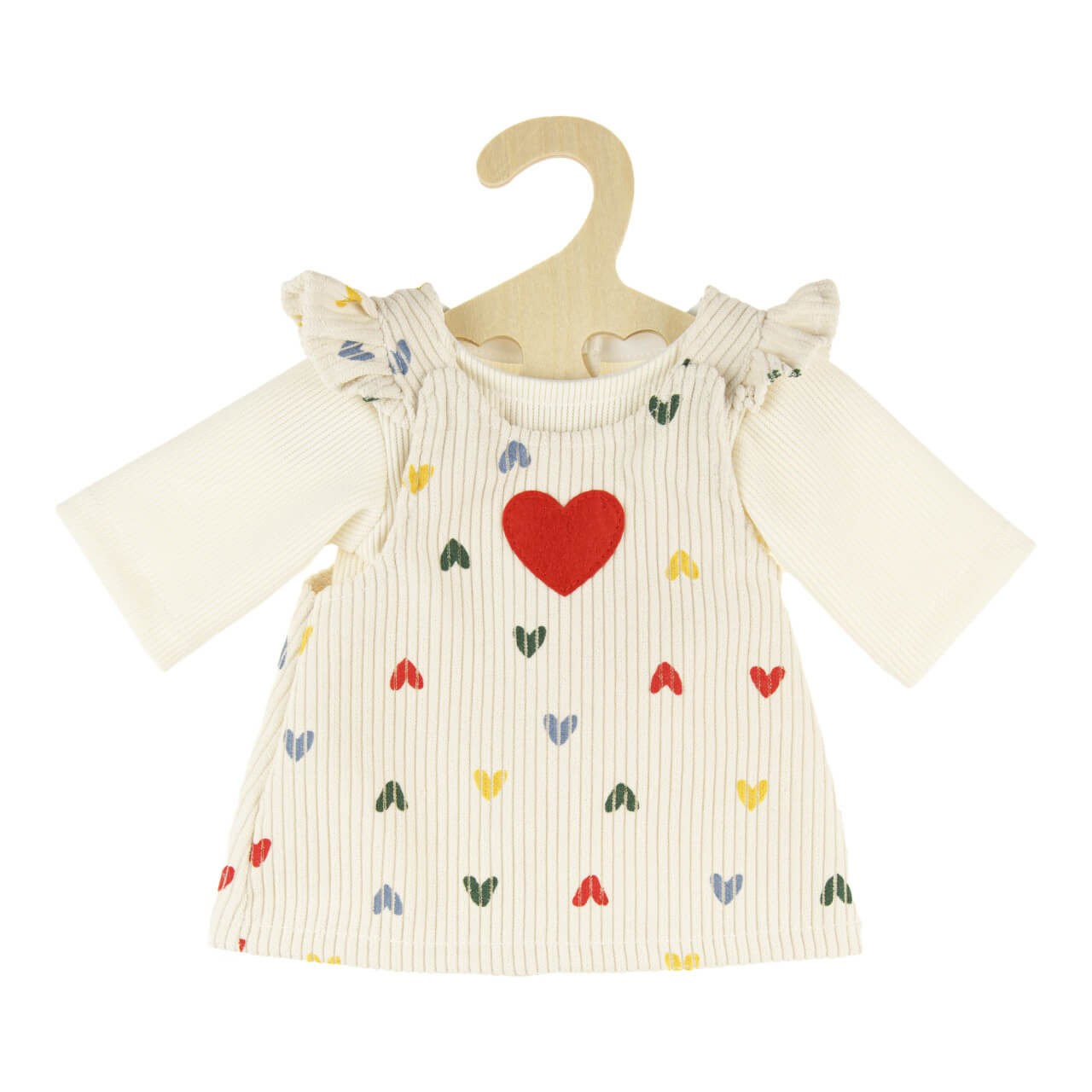 Puppen-Kordkleid ''Herz-Konfetti'' mit T-Shirt, Gr. 35-45 cm Puppen-Kordkleid ''Herz-Konfetti'' mit T-Shirt, Gr. 35-45 cm von Heless