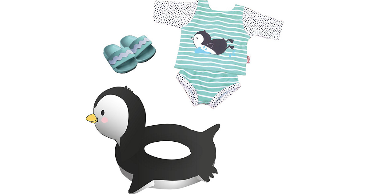 Puppen-Pinguin-Schwimmset, Gr. 35-45 cm Puppen-Pinguin-Schwimmset, Gr. 35-45 cm von Heless