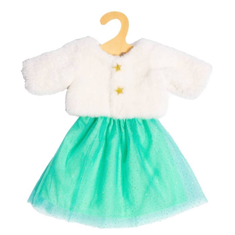 Puppen-Plüschjacke "Yuki" mit Tüllrock, Gr. 35-45 cm von Heless