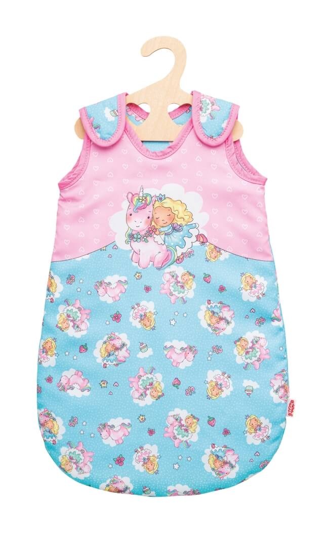Puppen-Schlafsack Einhorn Emil & Fee Emma, Gr. 35-50 cm von Heless