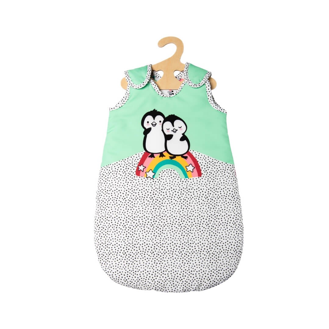 Puppen-Schlafsack Pinguin Pünktchen, Gr. 35-45 cm Puppen-Schlafsack Pinguin Pünktchen, Gr. 35-45 cm von Heless
