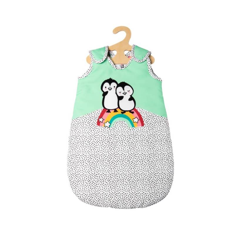 Puppen-Schlafsack Pinguin Pünktchen, Gr. 35-45 cm von Heless