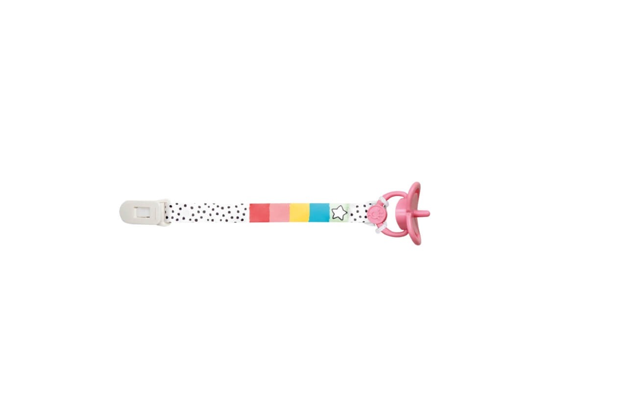 Puppen-Schnullerband mit Clip und Puppenschnuller Puppen-Schnullerband mit Clip und Puppenschnuller von Heless