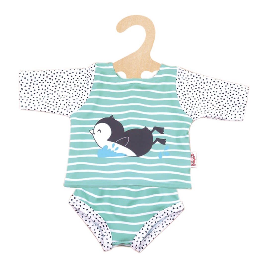 Puppen-Schwimm-Outfit Pinguin Pünktchen, 2-teilig, Gr. 28-35 cm Puppen-Schwimm-Outfit Pinguin Pünktchen, 2-teilig, Gr. 28-35 cm von Heless