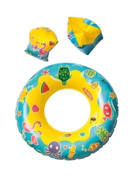 Puppen-Schwimmringset mit Schwimmring und Schwimmflügeln Puppen-Schwimmringset mit Schwimmring und Schwimmflügeln von Heless