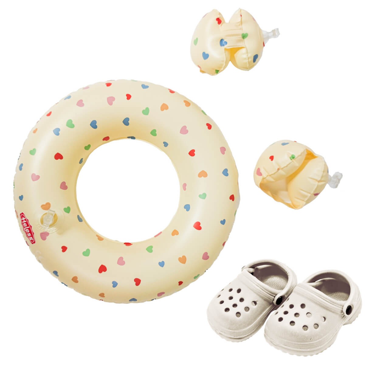 Puppen-Schwimmset ''Herz Konfetti'' , 3teilig, Gr. 35-45 cm Puppen-Schwimmset ''Herz Konfetti'' , 3teilig, Gr. 35-45 cm von Heless