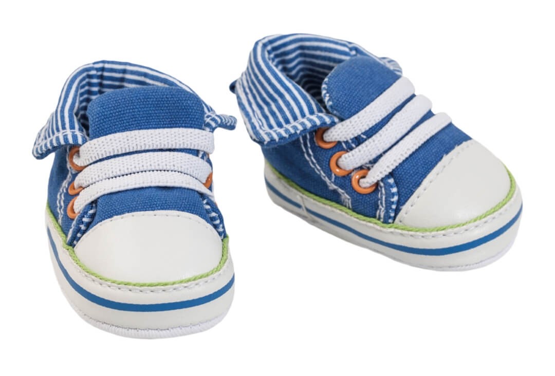 Puppen-Sneakers, blau, Gr. 38-45 cm Puppen-Sneakers, blau, Gr. 38-45 cm von Heless