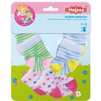 Puppen-Söckchen, 3er Set, Gr. 28-35 cm von Heless