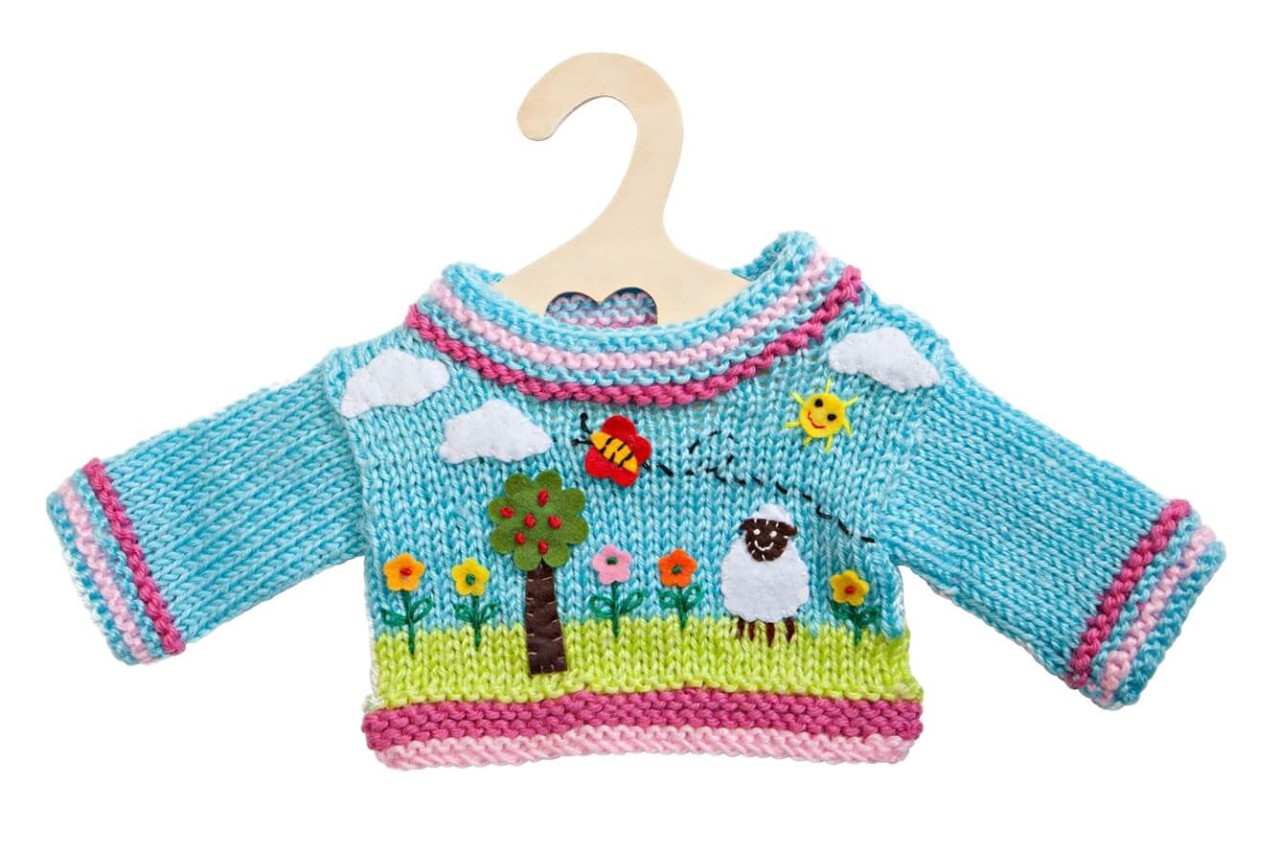 Puppen-Strickpullover, Gr. 35-45 cm Puppen-Strickpullover, Gr. 35-45 cm von Heless