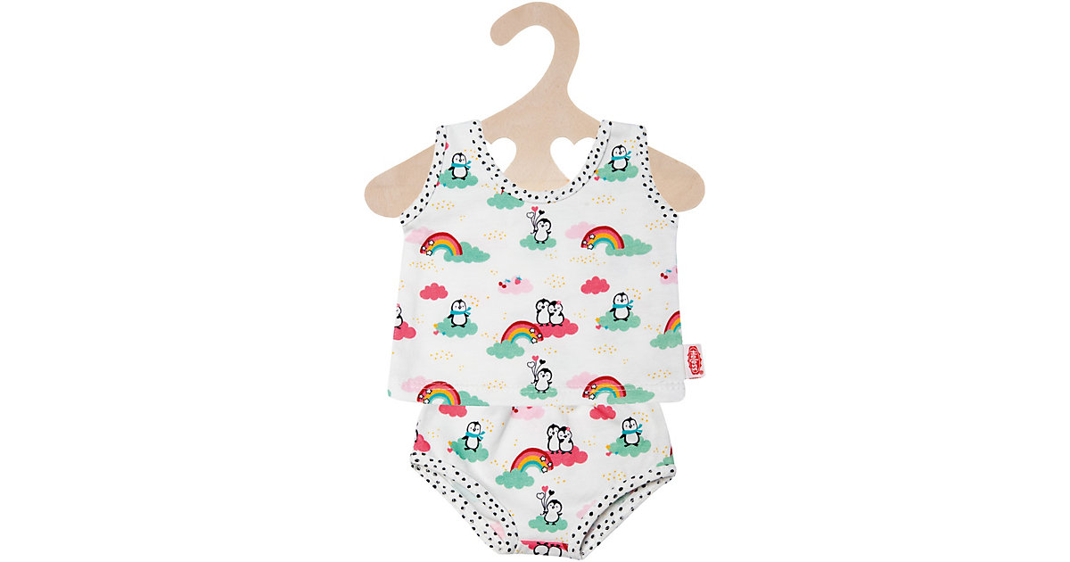 Puppen-Unterwäsche Pinguin Pünktchen, Gr. 35-45 cm regenbogen Puppen-Unterwäsche Pinguin Pünktchen, Gr. 35-45 cm regenbogen von Heless