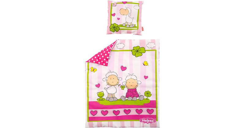 Puppenbettdecke (45x35 cm) mit Kissen (17x17 cm) von Heless