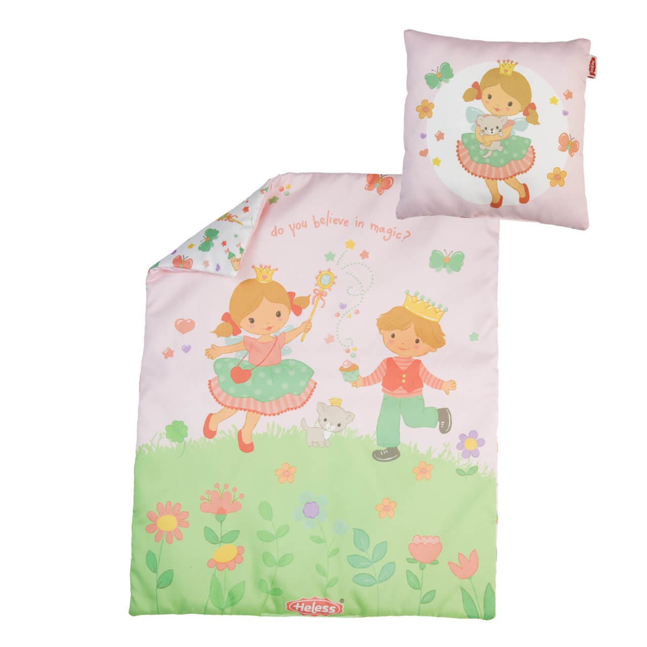 Puppenbettdecke mit Kissen Design ''Prinzessin Emily'' Puppenbettdecke mit Kissen Design ''Prinzessin Emily'' von Heless