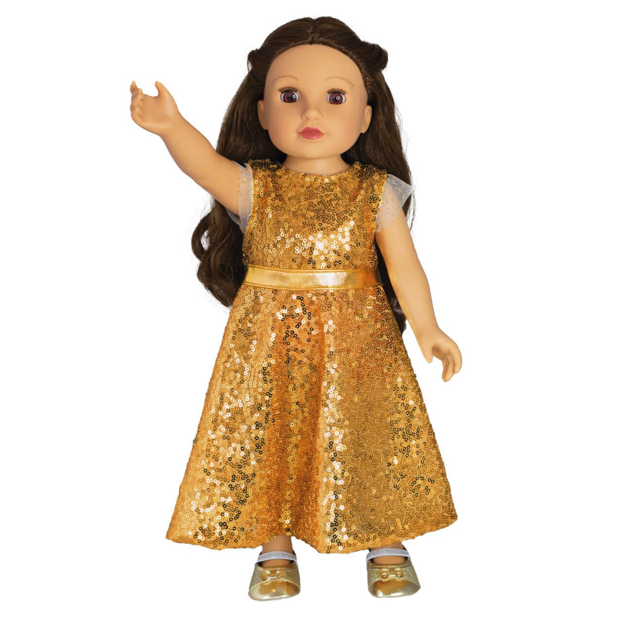 Puppenkleid "Goldstar", Gr. 35-45 cm Puppenkleid "Goldstar", Gr. 35-45 cm von Heless
