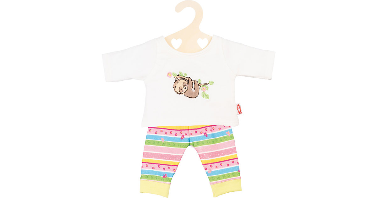 Puppen-Pyjama Faultier Flauschi, Gr. 28-35 cm creme Puppen-Pyjama Faultier Flauschi, Gr. 28-35 cm creme von Heless