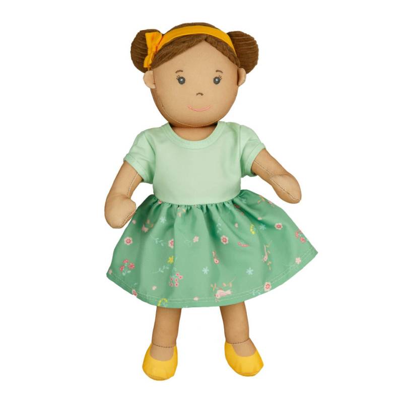 Stoffpuppe ''Livi'' mit Kleidchen zum An- und Ausziehen, 32 cm von Heless